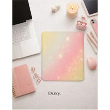 Duxy Renkli Bilek Destekli Mouse Pad, Kaymaz Taban, Ev Ofis ve Oyun Için Rahat ve Yumuşak Mousepad