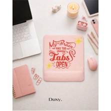 Duxy Esprili Bilek Destekli Mouse Pad, Kaymaz Taban, Ev Ofis ve Oyun Için Rahat ve Yumuşak Mousepad