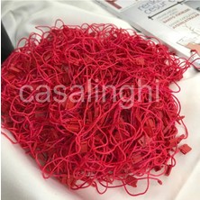 Bisaccia Kırmızı Kilitli Ip Renkli Asmalı Etiket Ipi Red Lock String Tag Rope - 25 Adet