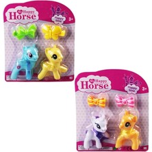 Najmaddin L-34-10 - Pony 2 Li Figür Set Tokalı Kartela