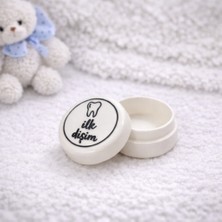 3D Tasarım Plastik Diş Saklama Kutusu Bebek Süt Dişi Erkek & Kız Çocuk Hatıra, Anı Diş Kutusu