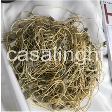 Bisaccia Gold Sarı Kilitli Ip Renkli Asmalı Etiket Ipi Lock String Tag Rope - 25 Adet