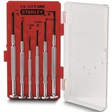 Stanley 1-66-039 Saatçi Tornavida Seti 6 Parça