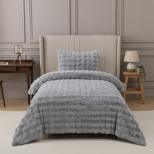 Nevore Home Ultra Soft Peluş Tek Kişilik Yatak Örtüsü Seti 160X220 cm – Yumuşak Dokulu