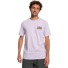 Quiksilver Retrofade Erkek Mor Tişört