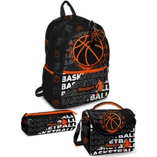 Minosso Basketbol Desenli Erkek Çocuk İlkokul 3'lü Çanta Seti MINOSSOSET1010