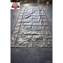 Erta 3.5 Metre x 7  Metre  Kamyon-Tır-Kamyonet Çadırı Çift Sıra Kuşaklı 250 Grm Pilsa Ipli Lastikli