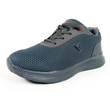 Gdt Ayakkabı Volis Füme Renk 40-41-42-43-44-45 Numara  Bağcıklı  Triko Erkek Spor Ayakkabı