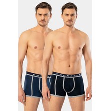Cacharel Erkek 2'li Biyeli Boxer 1322/LACIVERT-İNDIGO