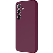 Paladyum Case Samsung Galaxy S26 Plus Uyumlu Içi Kadife Bordo Lansman Silikon Kılıf