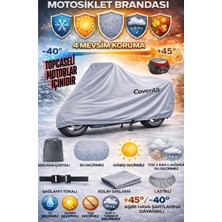 Coverall Rmg Moto Gusto Santa 125  Arka Çanta Uyumlu Motosiklet Brandası, Motor Örtüsü