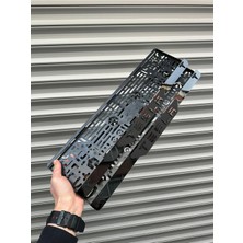 Tesla  Uyumlu Ortası  Mat Plakalık