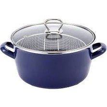 Piyermary Enamel Emaye Kızartma Tenceresi