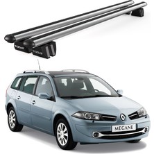 Today Auto Pençe Renault Megane Sw (2002-2009) Uyumlu Gri Ara Atkı Port Bagaj Tavan Barı