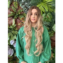 Aura Peruk Muhteşem Ombre Geçişinde Uzulugu ve Yoğunluğu Şahane Olan Vip Modelimiz