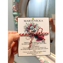 Ghl Story Marteniçka Kırmızı Beyaz Ip- Baglamalı 55 cm (10 Adet)