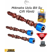 Eua Akkemik Dmax Çift Yönlü Mıknatıs Uçlu Bits Uç Ph2*65 - 10 Adet -DMX4563