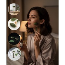 Senson Yeşim Taşı Yüz Masaj Seti Şişlik Azaltıcı 2 Parça - Lisinya