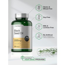 Horbaach Black Seed Oil Cold Pressed With Omega 6-9 Nigella Sativa 2000MG 120 Softgel