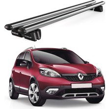 Today Auto Pençe Renault Scenic X-Mod 5 Posti (2013-2016) Uyumlu Gri Ara Atkı Port Bagaj Tavan Barı