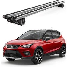 Today Auto Pençe Seat Arona (2017 ve Sonrası) Uyumlu Gri Ara Atkı Port Bagaj Tavan Barı