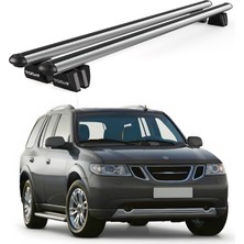 Today Auto Pençe Saab 9_7X (2004-2009) Uyumlu Gri Ara Atkı Port Bagaj Tavan Barı