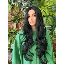 Aura Peruk Siyah Uzunluğu Efsane Olan Perçemsiz Vip Modelimiz