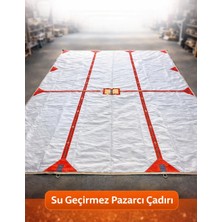erta 8 metre x 8 metre ıthal panayır - pazar sergi çadırı 220 gr 