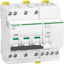 Schneider A9DE7740 - Aşırı Akım Korumalı Kaçak Akım Sigortası, Acti9 ICV40, 3p+N, 40 A