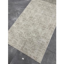Dinarsu Halı Dinarsu Embos Halı Giona Krem Kaymaz Taban Yolluk Makinede Yıkanabilir Halı