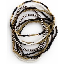 Boncuklu Bohem 10LU Kadın Bileklik