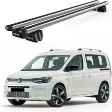 Today Auto Pençe Volkswagen Caddy Van (2015-) Uyumlu Gri Ara Atkı Port Bagaj Tavan Barı