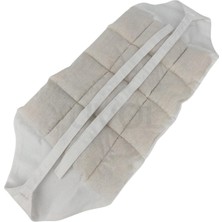 Yuvol %100 Doğal El Yapımı Yıkanmamış Koyun Yünü Yetişkin Bel Kuşağı Ağrıları Hafifletici Bağlamalı