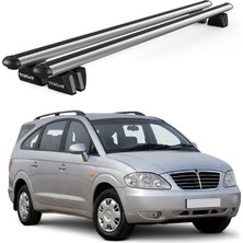 Today Auto Pençe Ssangyong Rodius (2012 ve Sonrası) Uyumlu Gri Ara Atkı Port Bagaj Tavan Barı