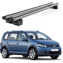 Today Auto Pençe Volkswagen Touran Cross (2006 ve Sonrası) Uyumlu Gri Ara Atkı Port Bagaj Tavan Barı