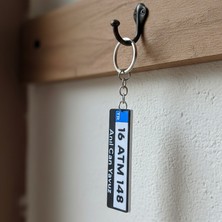 Riva Self Kişiye Özel Isimli ve Plaka Tasarımlı 3D Yazıcı Baskı Anahtarlık