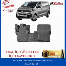 Rizline Fiat Scudo 3D Havuzlu Paspas 2021 Model Uyumlu