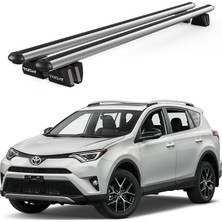 Today Auto Pençe Toyota Rav4 XA40 (2013-2018) Uyumlu Gri Ara Atkı Port Bagaj Tavan Barı