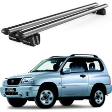 Today Auto Pençe Suzuki Grand Vitara 3D (1999-2005) Uyumlu Gri Ara Atkı Port Bagaj Tavan Barı