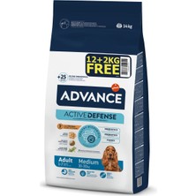 Advance Dog Medıum Adult 12+2 Bonus Paket