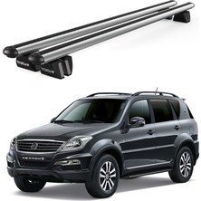 Today Auto Pençe Ssangyong Rexton (2013 ve Sonrası) Uyumlu Gri Ara Atkı Port Bagaj Tavan Barı