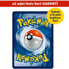 Pokemon Tcg Ingilizce Lisanslı X10 Adet Oyun Kartı (X2 Adet Holo Kart)