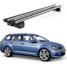 Today Auto Pençe Volkswagen Golf 7 (2012 ve Sonrası) Uyumlu Gri Ara Atkı Port Bagaj Tavan Barı
