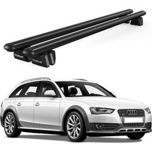 Today Auto Pençe Audi A4 Allroad (2009-2016) Uyumlu Siyah Ara Atkı Port Bagaj Tavan Barı