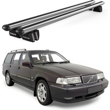 Today Auto Pençe Volvo V90 Sw (1997-1999) Uyumlu Gri Ara Atkı Port Bagaj Tavan Barı