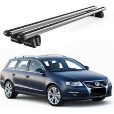 Today Auto Pençe Volkswagen Passat B6 Sw (2005-2010) Uyumlu Gri Ara Atkı Port Bagaj Tavan Barı