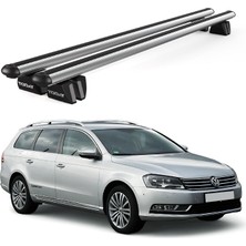 Today Auto Pençe Volkswagen Passat Variant B7 (2010-2014) Uyumlu Gri Ara Atkı Port Bagaj Tavan Barı
