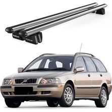 Today Auto Pençe Volvo V40 Sw (1995-2004) Uyumlu Gri Ara Atkı Port Bagaj Tavan Barı