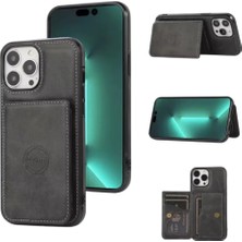 Kılıf House Iphone Uyumlu Premium Deri Cüzdanlı Magsafe Destekli Kılıf