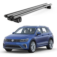 Today Auto Pençe Volkswagen Tiguan (2016 ve Sonrası) Uyumlu Gri Ara Atkı Port Bagaj Tavan Barı